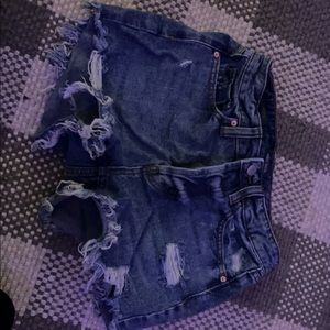 target frayed mom jean shorts